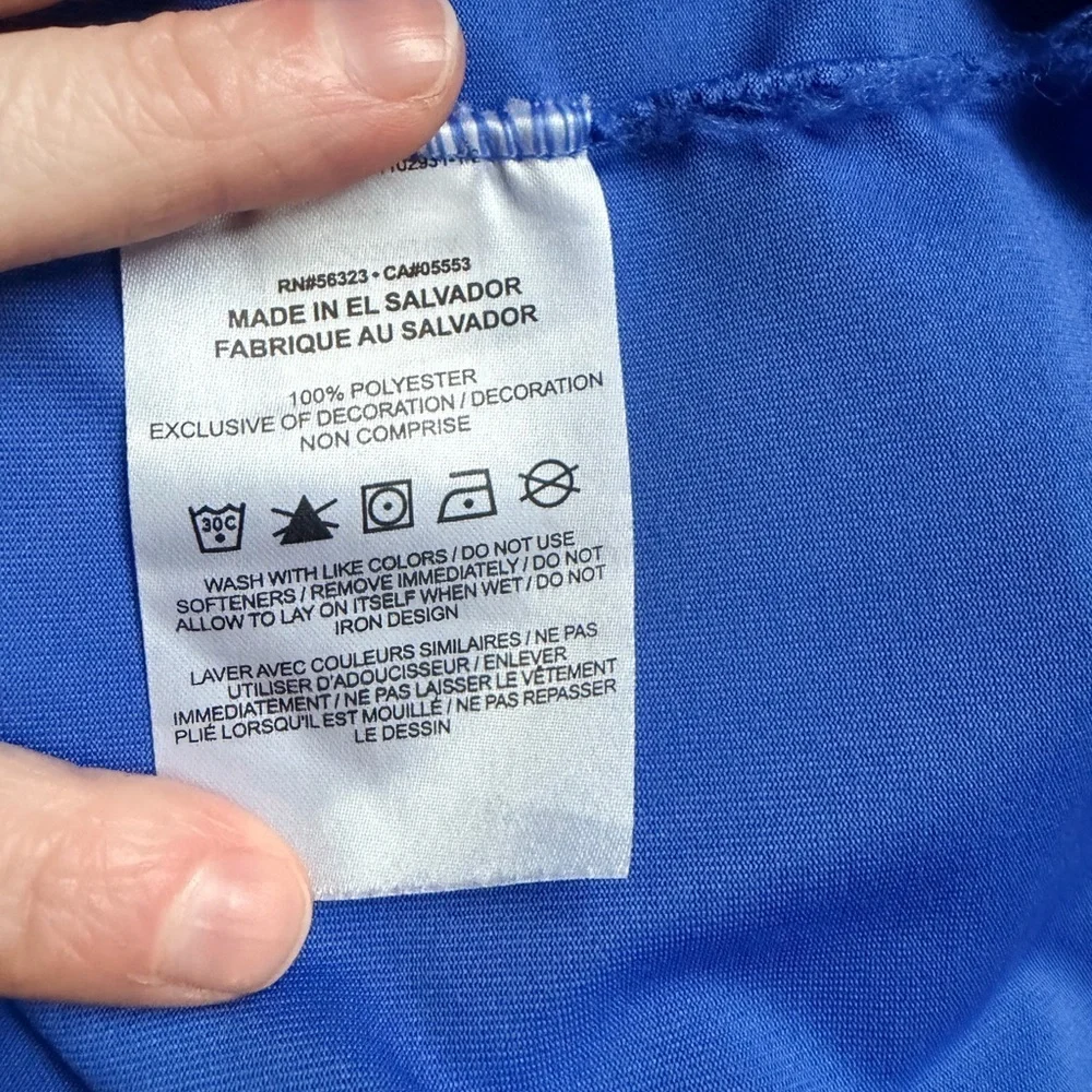 The Nike Tee Dri-Fit Short Sleeve in Blue Size 3XL XXXL